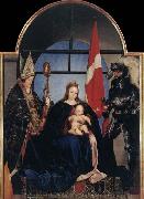 HOLBEIN, Hans the Younger The Solothurn Madonna oil